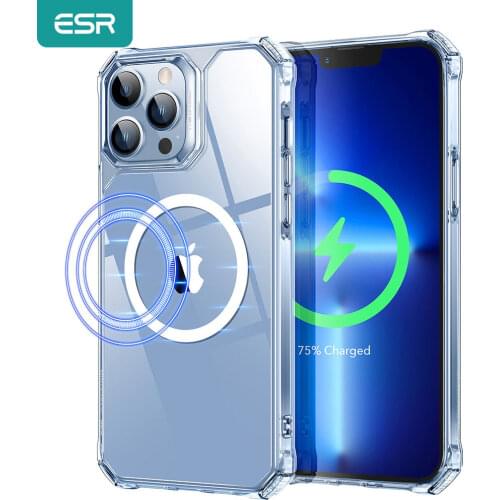 ESR Magnetic Case for iPhone 13 Pro Max Clear Case Air Armor Protective Transparent Case for iPhone 13 Shockproof Back Cover