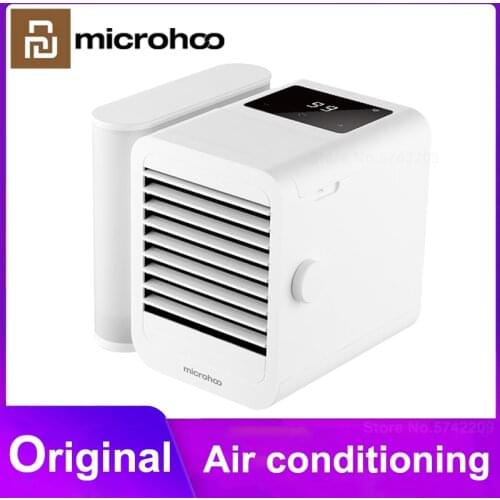 Youpin Microhoo Mini Home Air Conditioner 3 In 1 Water Cooling Fan Touch Screen Timing Artic Cooler Humidifier Desktop Fan