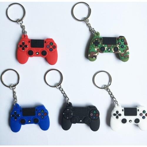 Fashion Game Controller Keychains Gamepad Keyring Pendant Charm Video Game Party Favors Men Boy Christmas Gift