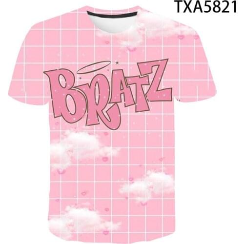 2020 New Bratz Fashion 3D Printed T Shirt Summer Style Men Women Children Short Sleeve Boy girl Kids Casual Cool Top Tees