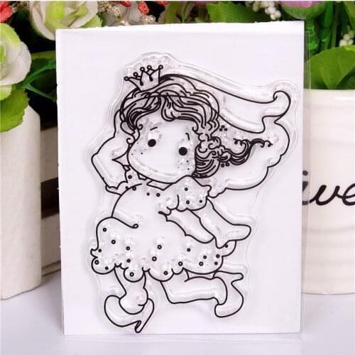 New cartoon pattern Stamp And metal die Scrapbooking Alphabet Stamp Embossing Craft Silicone Transparent Stampstampons