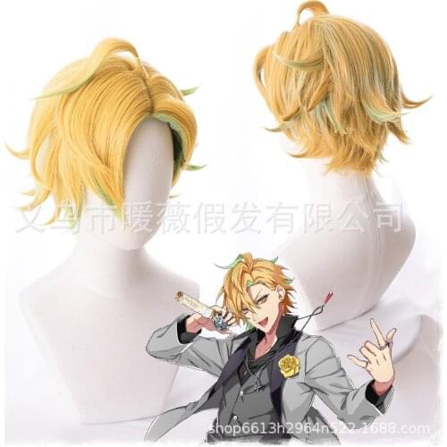 Division Rap Battle DRB Hypnosis Mic -Izanami Hifumi GIGOLO Cosplay Wig Halloween Anime Heat Resistant Synthetic Hair+Hairnet