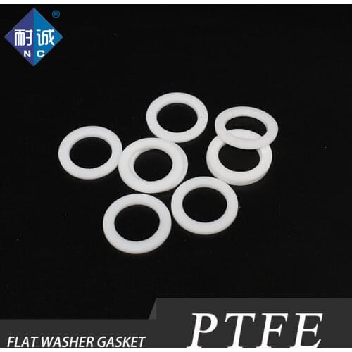 Poly tetra fluoroethylene PTFE Gasket Corrugated hose faucet O-ring Washer Flat Gasket Sealing Ring for Shower Tube Washer Ring