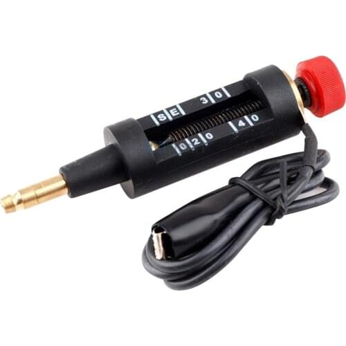 Practical Car Spark Plug Tester Metal Adjustable Ignition Plug Analyzer Diagnostic Tool Spark Plug Automobile Detector