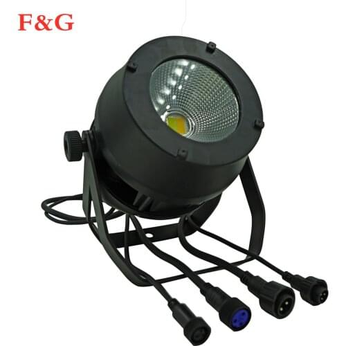 Mpermeable LED Par COB 200W Cool + cálido blanco iluminación IP65 impermeable led cob par Luz