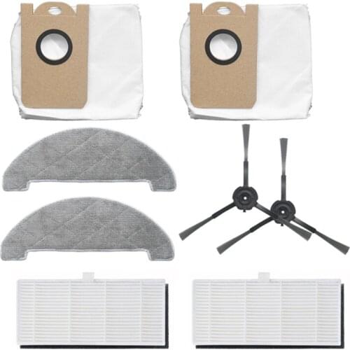 Replaceble Dust Bags Colletion Cleaner Mops Side Brushes Accessories Sets Parts for VIOMI S9 Robot Vacuum Cleaner
