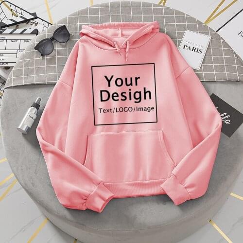 Unisex Custom Print Hoodie Women Customize Logo Personalized Hoodies Student Casual Customized Graphic DIY Pullover Sweatshirts