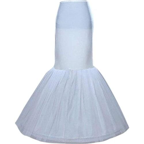 Womens Underskirt Trumpet Mermaid Wedding Petticoat Slips for Bridal 2021