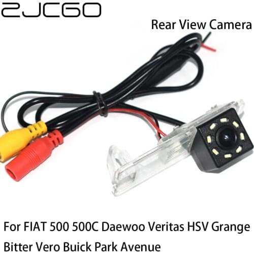 ZJCGO CCD Car Rear View Reverse Back Up Parking Camera for FIAT 500 500C Daewoo Veritas HSV Grange Bitter Vero Buick Park Avenue