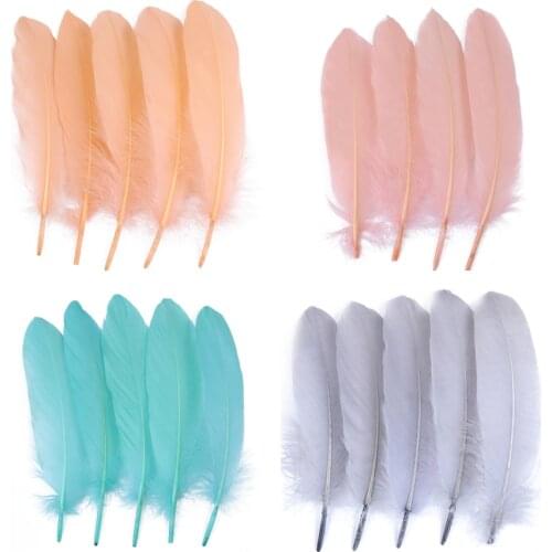 15-20cm Natural Goose Feathers Colorful Swan Plumes For Home Party Decoration Crafts Accessories Soft Jewelry Handicrafts