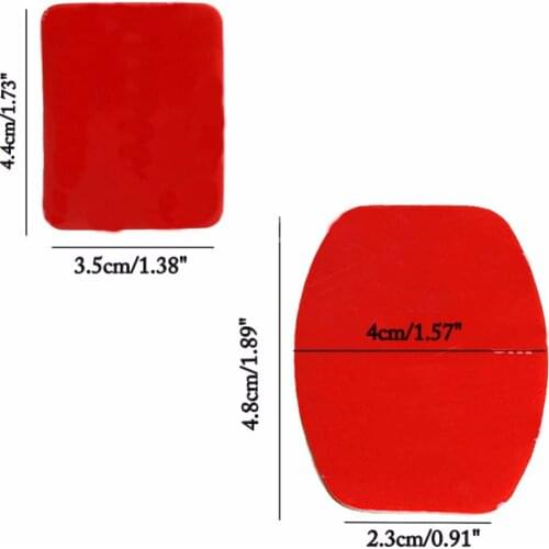 2019 New 3M 12pcs Flat Curved Helmet Mount Adhesive Pads For Gopro HD Hero 1 2 3 3
