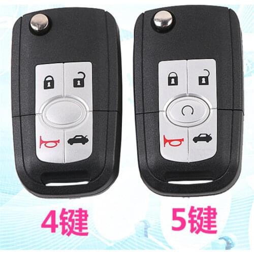 3+1 4 Button Remote Transmitter For Buick LaCROSSE Flip Folding Remote Key 315mhz ID13 Chip inside