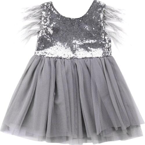 Toddler Kids Baby Girls Sleeveless Lace Tutu Tulle Party Princess Dress Sundress