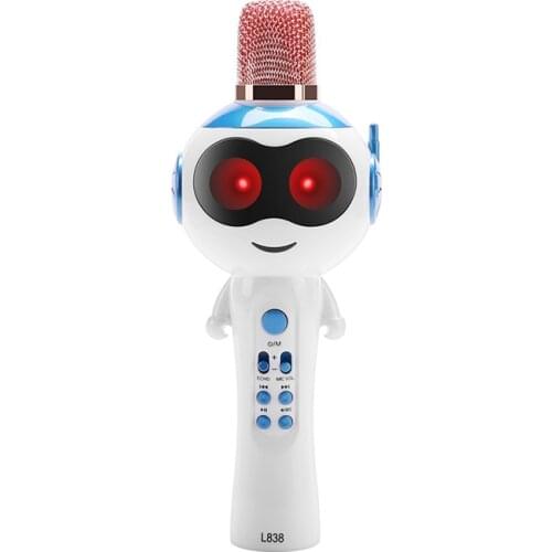 Kids Wireless Microphone Karaokes Player BT4.2 Speaker Treasure Bluetooth microphone for Iphones Ipads Android smart phone