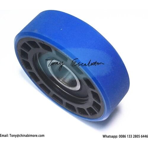 Elevator KORL004 DEE4008754 Step Chain Roller OD75mm W23.5mm Bearing 6204RS