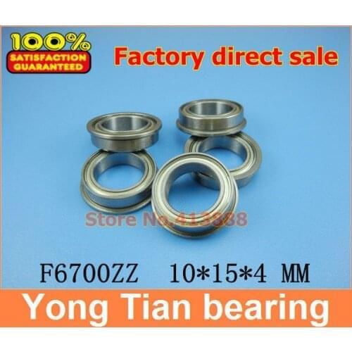 F6700 F6700-ZZ F6700ZZ F6700-2Z F6700Z zz z 2z Flanged Flange Deep Groove Ball Bearings High Quality 10*15*16.5*4*0.8 mm