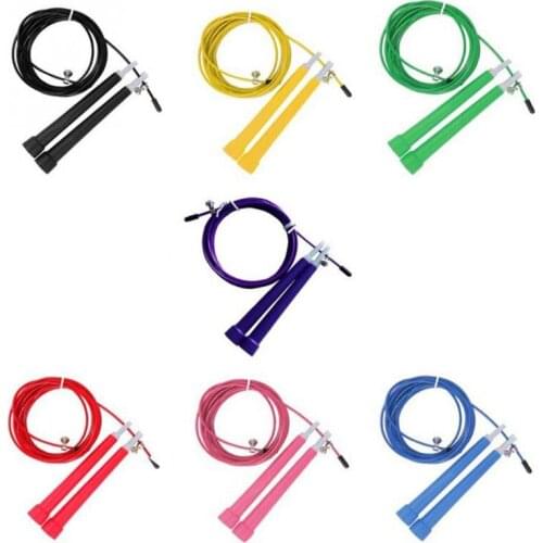 Hot Sale Adjustable crossfit skipping rope 3M Speed Steel Wire weights for fitness Crossfit MMA Box Gome Gym Fitnesss Equipment