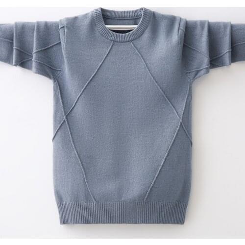 INS Big Boys Sweater Spring and Autumn Kids Sweater Childrens Boys Clothing Knitted Bottoming Shirt BC761