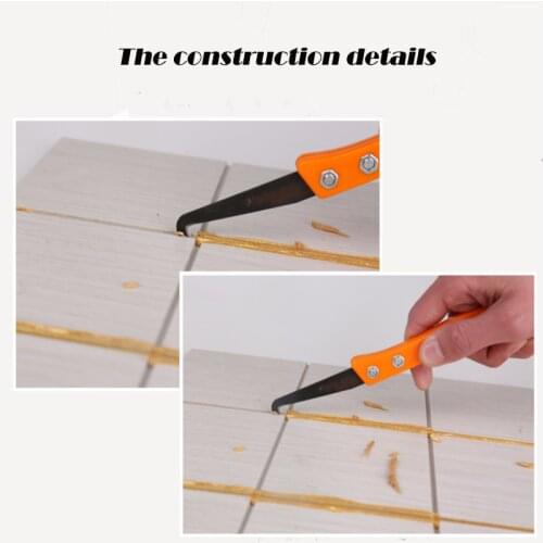 Tile Gap Repair Tool Hook Knife Tungsten Steel Joint Notcher Collator Professional Cleaning and Removal of Old Grout Hand Tools