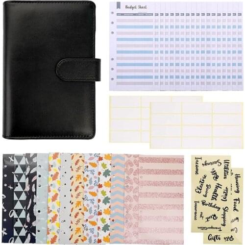 A6 Binder Budget Cash Envelopes, Budget Planner Organizer System for Budgeting and Saving Suitable for Any Occasion