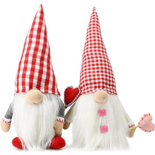 Valentines Day Doll Home Decoration Doll Children Plush Toys Valentines Day Gift Love Doll