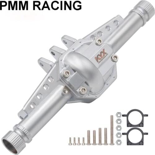 Metal Car axle housing For 1/10 RC Crawler Car AXIAL SCX10 II 90046 90047 Upgrade parts Silver