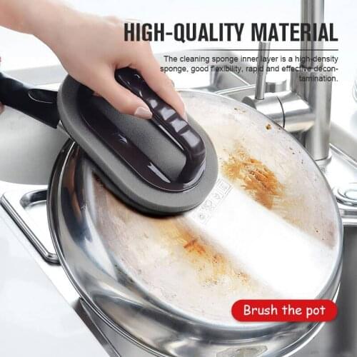 Multi-Functional Magic Cleaning Sponge Magic Eraser Kitchen Clean Tools Decontamination Descaling Remove Rusty Cleaning Brush