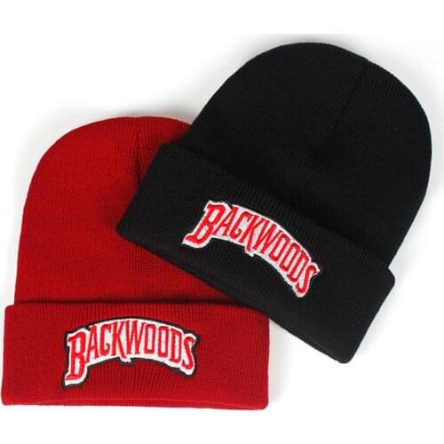 New Beanie Brand backwoods Letter Knitted winter hat Cotton Men Women Fashion Knitted Winter Hat Hip-hop Skullies Hats