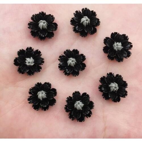 New 150pcs Resin 13mm Colorful 3D Flower Flatback Stone Scrapbook Wedding DIY Ornaments Applique Crafts G424*5