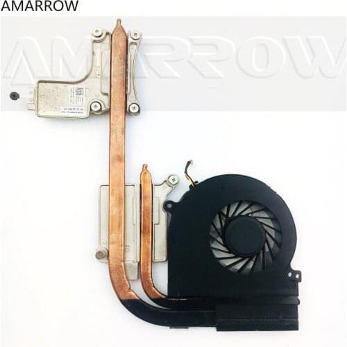 Original free shipping laptop For DELL L501X heatsink cooling fan cpu cooler L501X CPU heatsink