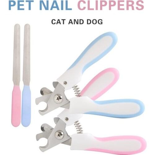 Pet Nail Scissors Stainless Steel Professional Grooming Dog Cat Nail Clipper Set Safety Trim Cleaning Tool for Dogs Cat Pet