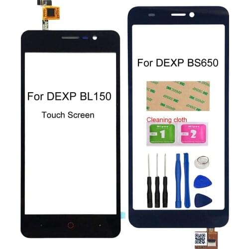 For DEXP BL150 Touch Screen For DEXP BS650 Touch Screen Digitizer Glass Panel Sensor Front Glass Parts