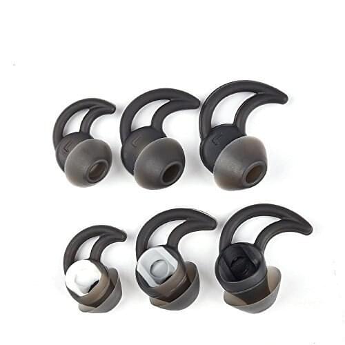 3 Pairs Replacement Noise Bose Soundsport Silicone Replaceable Earbuds Tips For Bose QC20 QC30 Soft Earbuds cover