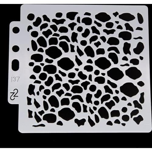 Leopard Print Layering Stencils for DIY Scrapbooking/photo album Decorative Embossing DIY Paper Cards Crafts