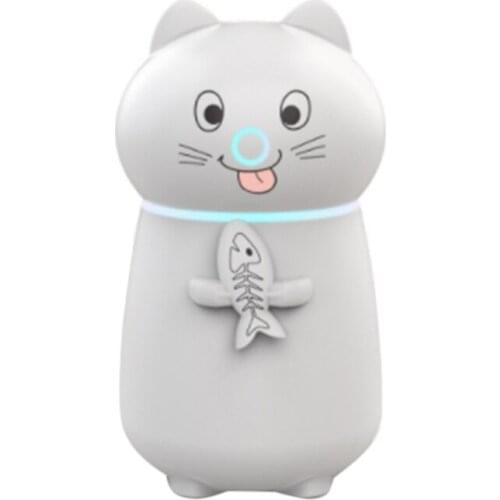 Cute Cat 3 in 1 Humidifier Led Humidifier Air Fan Diffuser Purifier Atomizer Usb Portable Air Humidifier for Home Office