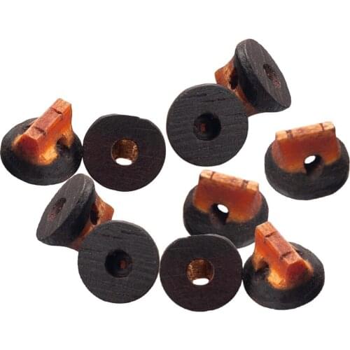 10 Pieces Chinese Erhu Pinus Tabulaeformis Old Redwood Bridge Replacement Parts