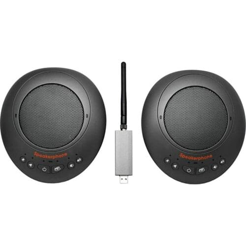 2.4G wireless Microphone Speaker Studio Speakers for PC Conferencing University Studio