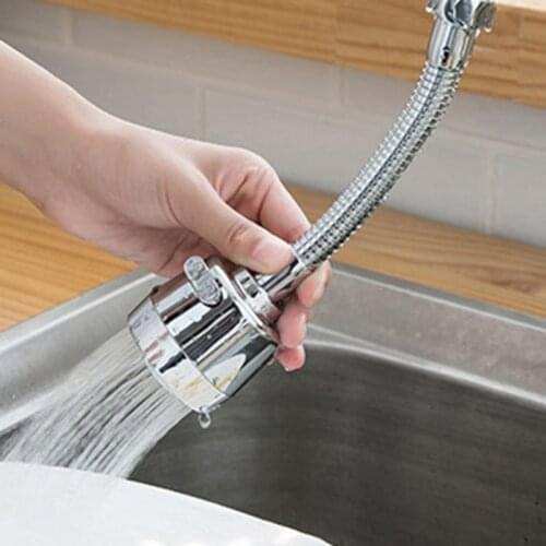 2 Modes 360 Rotatable Bubbler High Pressure Faucet Extender Water Saving Kitchen Accessories Supplies Kitchen Gadgets