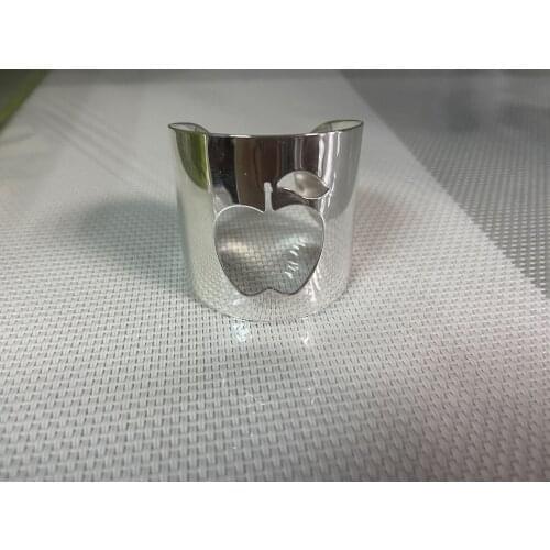 36/PCS new apple shaped napkin ring with napkin ring