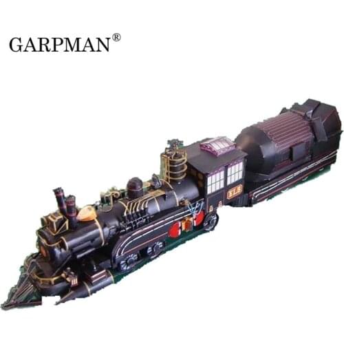 The Doctors Train Paper Model In The Movie "back To The Future" Papercraft Handmade Toy