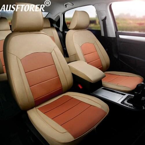 Custom Covers Seats for Toyota Fortuner 2016 2017 2018 Genuine Leather & Leatherette Seat Cushion Cover Car Protectors 19PCS/Set