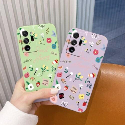 Small Flowers Phone Case For Samsung Galaxy A72 A52 A42 A32 A22 Camera Soft Back Cover On A21S A02S A12 A02 A71 A51 A41 A31