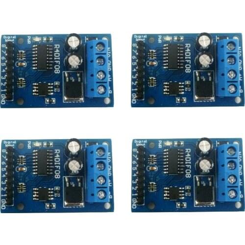 4x R4DIF08 8ch Digital Switch Input RS485 Modbus RTU PLC Module TTL LvTTL CMOS Level IO