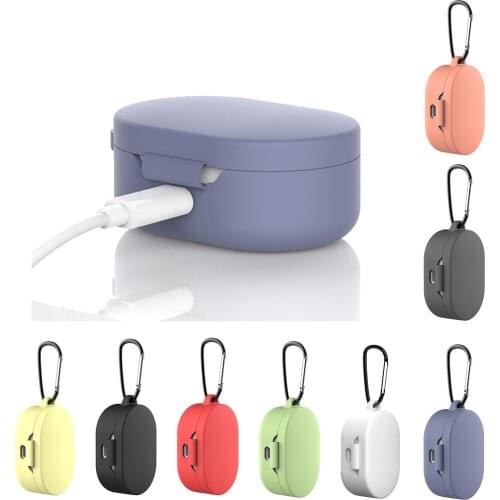 Travel Protective Silicone Earphone Case Cover Compatible with Xiaomi Mi Airdots Redmi Airdots