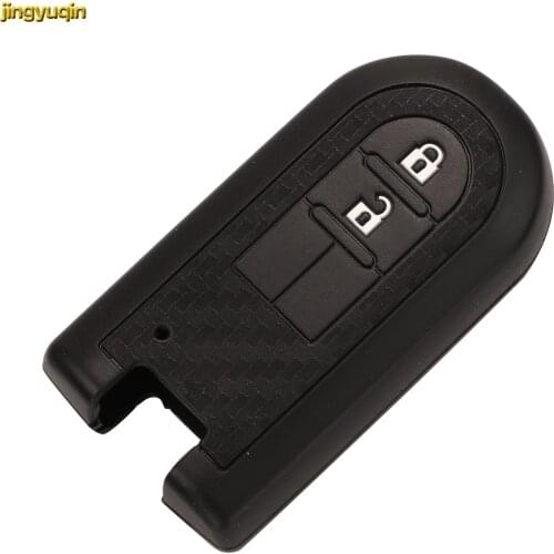 Jingyuqin 10pcs Remote Car Key Silicone Case Cover Protector For Toyota 2018 TANK Rush Alphard Daihatsu K MPV 2 Buttons