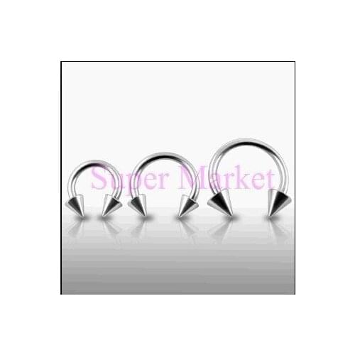 Eyebrow Rings 316L surgical steel Body Piercing Jewelry Earring Stud Nose Lip Belly Bar 200pcs/lot Free Shipping 1.2mm 16Gauge