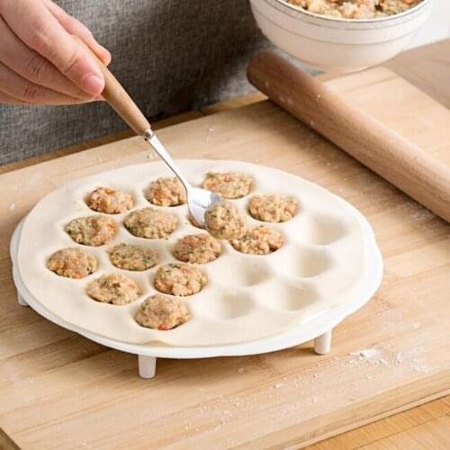 Creative 19 Hole Dumpling Making Artifact Kitchen Lazy Dumpling Making Household Dumpling Mold Kneading Dumpling Machine
