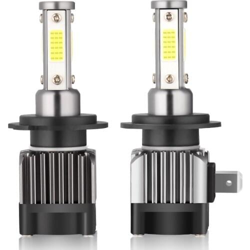 Muxall Led Car Headlight Bulbs H7 H8 H11 9005 HB3 9006 HB4 H4 80W 16000LM Car Lights Mini Turbo Headlamp Automobiles Fog Lamp