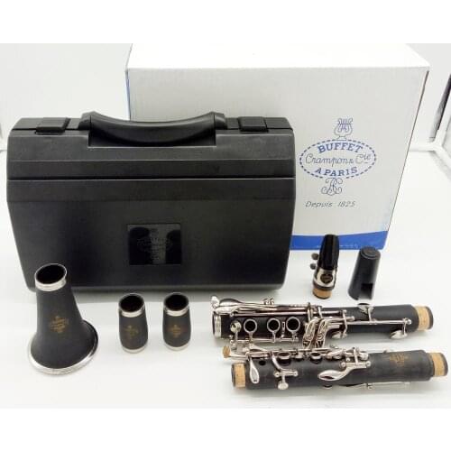 Music Fancier Club Bakelite Bb Clarinets E13 Professional Clarinet Silver Plated Keys 17 Keys With Case Mouthpiec