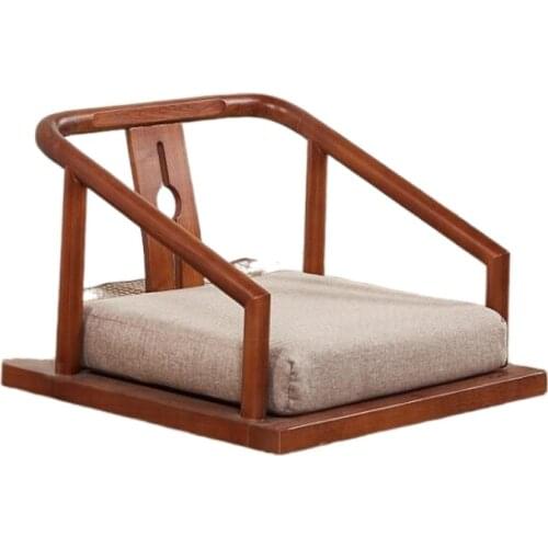 Tatami Legless Floor Zaisu Chairs Armchair Asian Furniture in Traditional Japanese Sitting Style Seat for Tatami Living Room